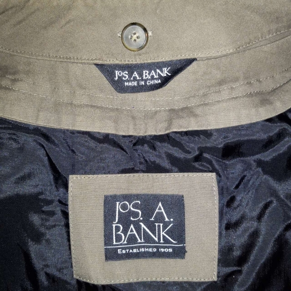 Jos A Bank trench coat size 40s - Picture 11 of 13